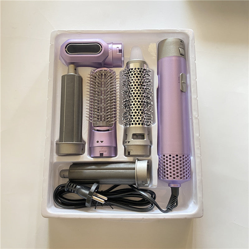 5-in-1 Hot Air Styling Brush | Curling Iron, Hair Dryer & More