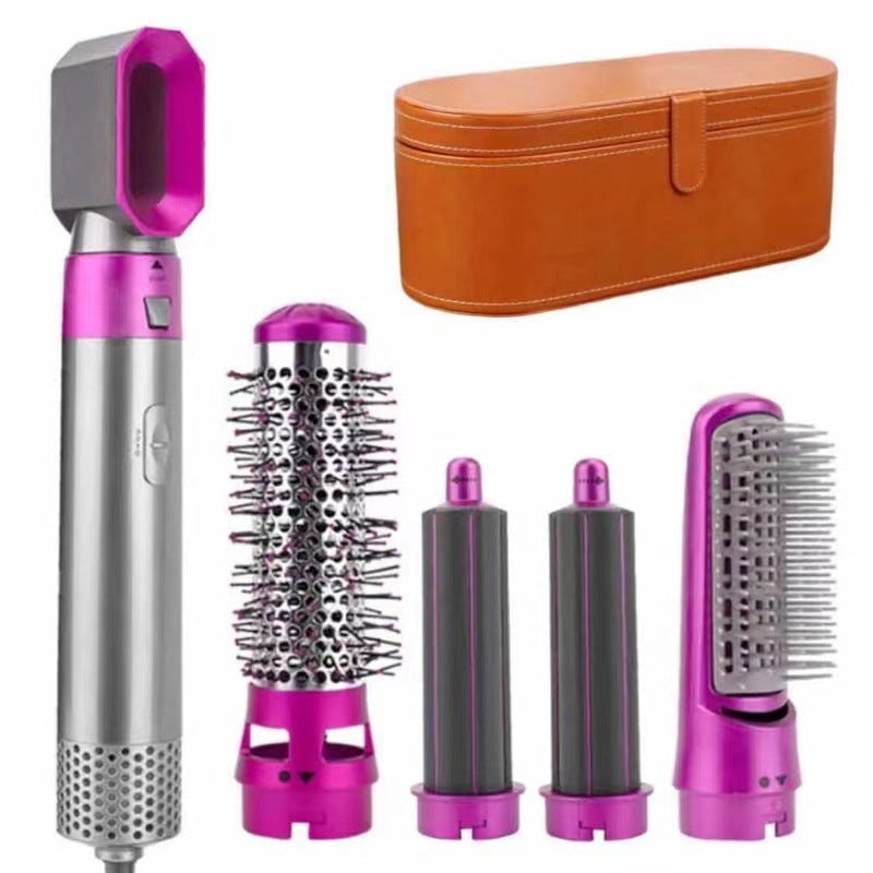 5-in-1 Hot Air Styling Brush | Curling Iron, Hair Dryer & More