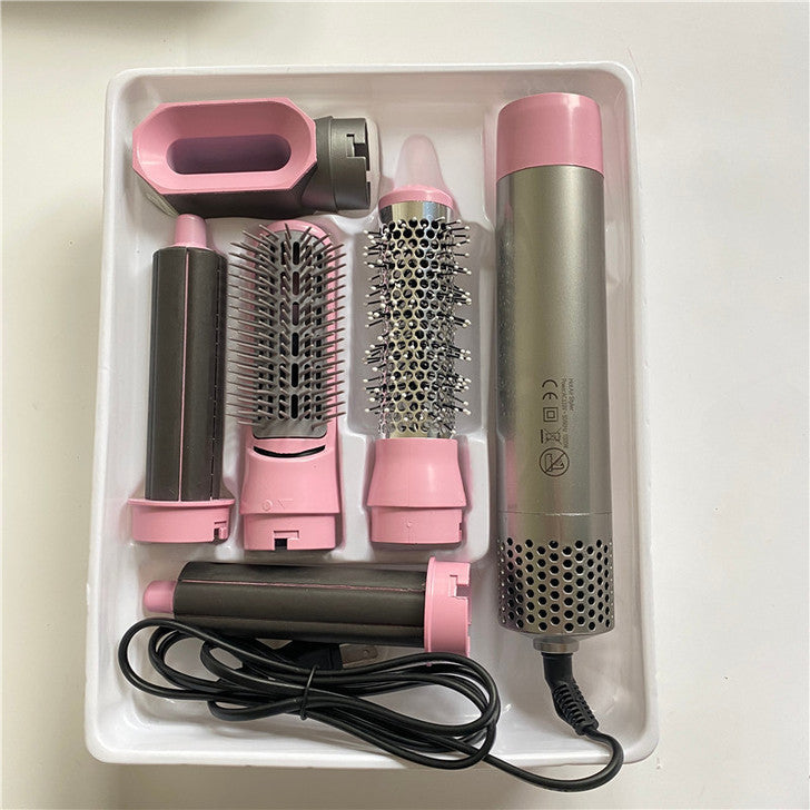 5-in-1 Hot Air Styling Brush | Curling Iron, Hair Dryer & More