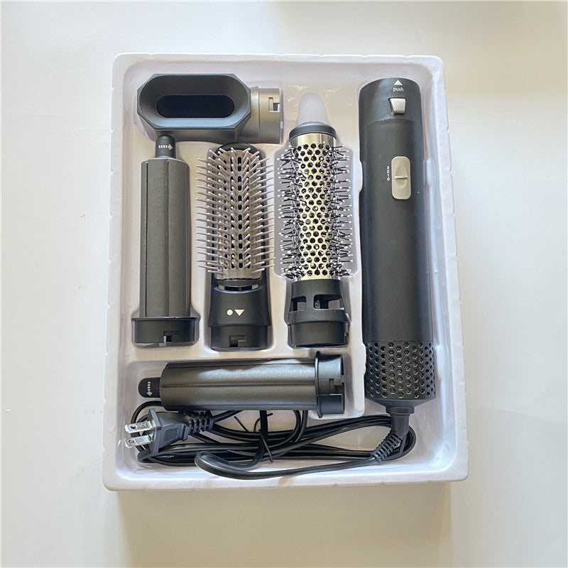 5-in-1 Hot Air Styling Brush | Curling Iron, Hair Dryer & More