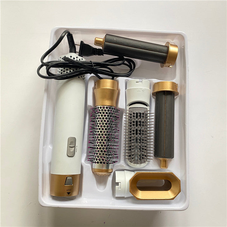 5-in-1 Hot Air Styling Brush | Curling Iron, Hair Dryer & More